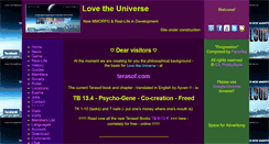 Desktop Screenshot of lovetheuniverse.com